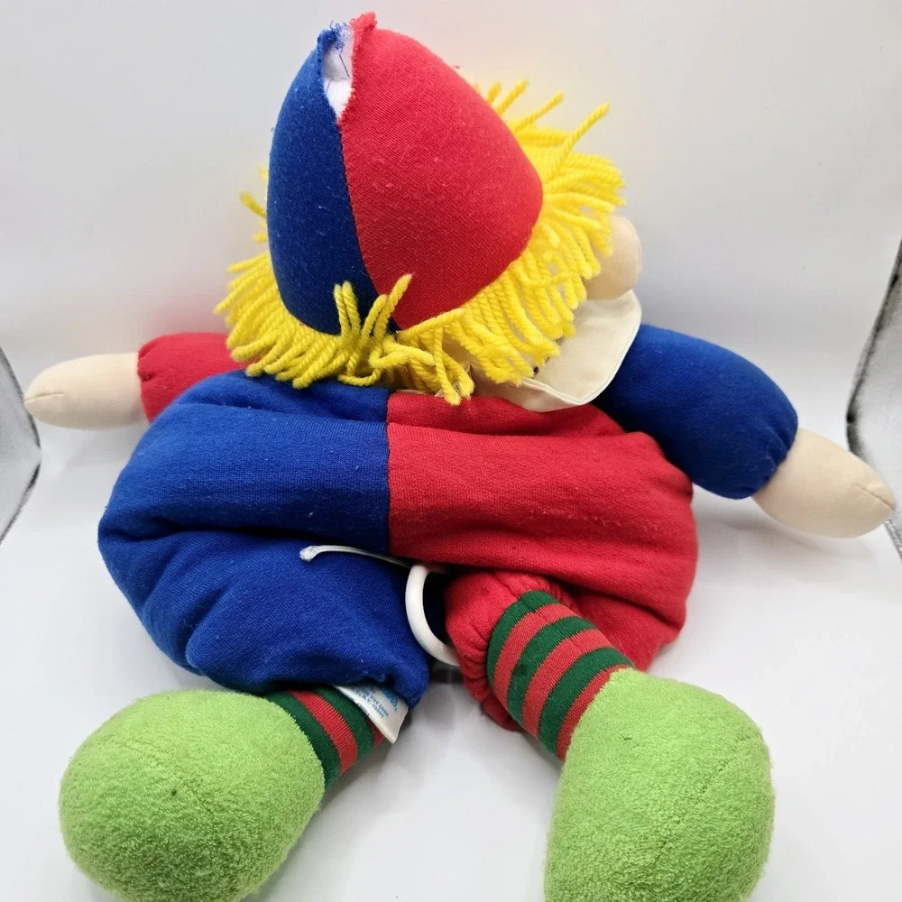 Vintage Carters Musical Clown Baby‎ Infant Stuffed Plush Lullaby Crib Pull Toy